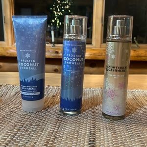 Bath and body works spray and lotion